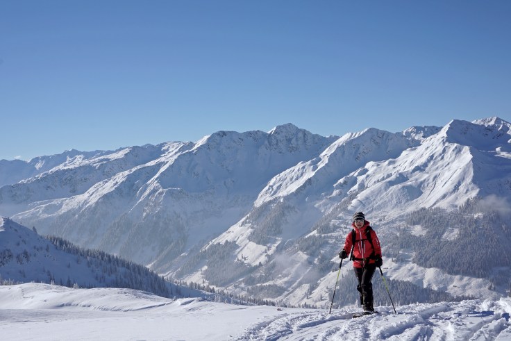 Aufstieg mit dem Splitboard
