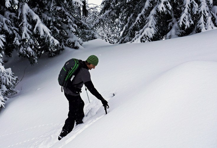 Aufstieg mit dem Splitboard
