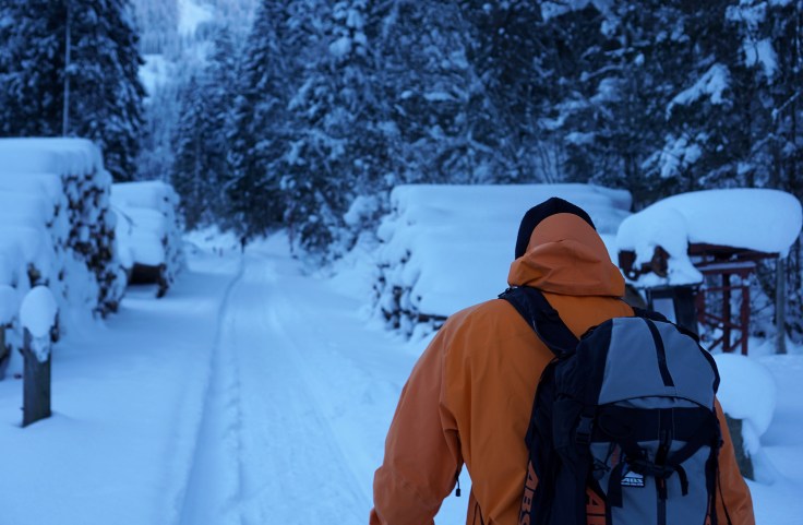 Splitboard Aufstieg in den Kitzbühler Alpen