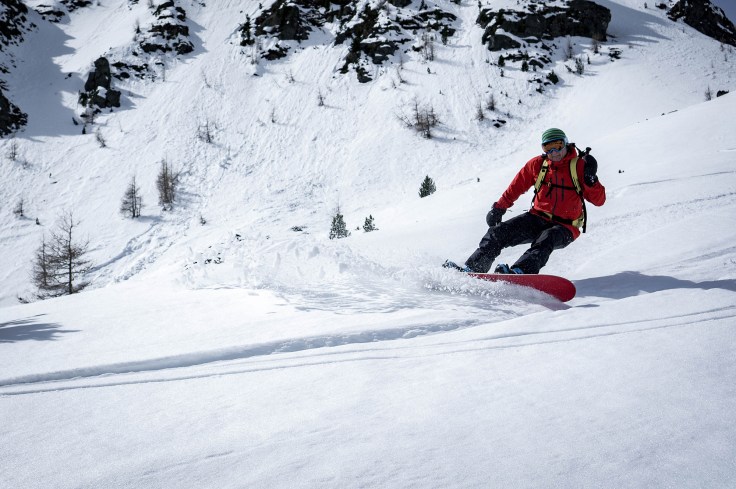 Firnabfahrt am Gaiskogel